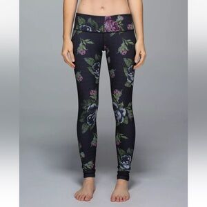 LULULEMON Wunder Under Garden Party Leggings